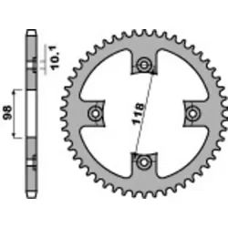 B1 Standardkrone aus Stahl - 520