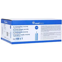 Insulinspritze 1 ml U40 100 St