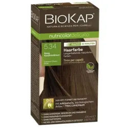 Biokap Naturkosmetik Haarfarbe Honig Kastanienbraun 5.34 135 ml braun