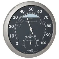 TFA Dostmann Hygrometer TFA Dostmann 45.2043.51 Thermo-/Hygrometer Anthrazit, Silber 45.2043.5