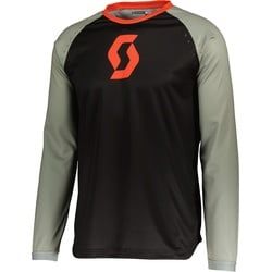 Scott 350 Track Evo Motocross Jersey, schwarz-grau-orange, Größe XL für Männer