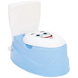 Lemodo Toilettentrainer Töpfchen Kinder mit Musik Kindertoilette ab 18 Monate, Töpfchen mit Musik blau