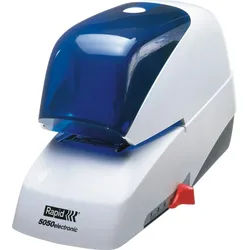 Rapid Elektrohefter 5050E Heftleistung bis 50 Blatt weiß/blau Packung mit 48 Stück