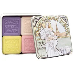 La Savonnerie de Nyons - Metallbox mit Seife 'Mucha' 575 g