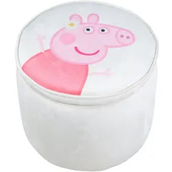 Roba Kinderhocker Rund Peppa Pig , Beige , Textil , Film/Serie/TV , 33x27x33 cm , Kinder- & Jugendzimmer, Kindermöbel, Kindersitzmöbel & -tische, Kinderstühle