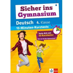 Schulbuch Klett Sicher ins Gymnasium 15-Minuten-Kurztests Deutsch 4. Klasse Grun diverse weiß