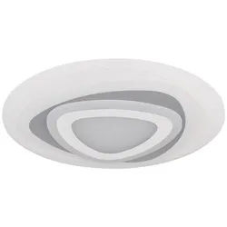 GLOBO LIGHTING LED Deckenleuchte, LED-Leuchtmittel fest verbaut, Kaltweiß, Warmweiß, Neutralweiß, Tageslichtweiß, Farbwechsel, LED Decken Leuchte Ess Zimmer Beleuchtung FERNBEDIENUNG weiß