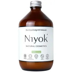 Niyok Mundspülung mit Kokosöl Pfefferminze 500 ml