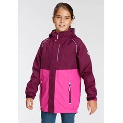 Scout 3-in-1-Funktionsjacke »ALL WEATHER«, (2 St.), mit Kapuze, Funktionsjacke mit Strickfleecejacke Scout beere-fuchsia 116/122