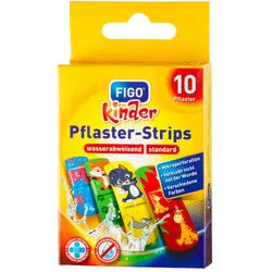 FIGO Kinder Pflaster Strips Tiere 1 Pack à 10 Stück