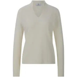 Pullover aus 100% Premium-Kaschmir Modell Vivien Peter Hahn Cashmere weiss