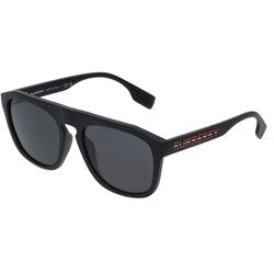 Burberry BE4396U Herren-Sonnenbrille Vollrand Pilot Kunststoff-Gestell, Schwarz