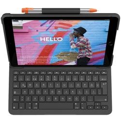 Logitech Slim Folio - Tastatur und Foliohülle - Bluetooth - QWERTZ - Schweiz - G...