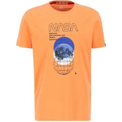 Alpha Industries T-Shirt »ALPHA INDUSTRIES Men - T-Shirts NASA Orbit T« Alpha Industries tangerine XL