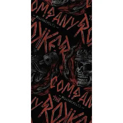 Rokker Tom Multifunktionstuch, schwarz-rot für Männer