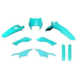 Race Tech Kunststoff-Kit 6-teilig Aquamarin Grün, grün