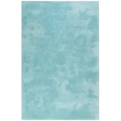 Esprit Hochflorteppich , Türkis , Textil , Uni , rechteckig , 130x190 cm , Textiles Vertrauen - Oeko-Tex®, Hohenstein, AZO-frei, Oeko-Tex® Standard 100 , für Fußbodenheizung geeignet, in verschiedenen Größen erhältlich, lichtunempfindlich, pflegeleicht, strapazierfähig, leicht zusammenrollbar , Teppiche Und Böden, Teppiche, Hochflorteppiche & Shaggys