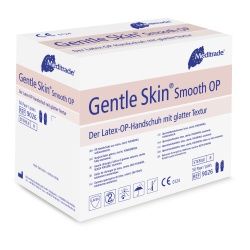 Meditrade Gentle Skin® Smooth OP-Handschuh, Einmalhandschuh aus Latex, ungepudert, steril, 1 Karton = 4 x 50 Paar = 200 Paar, Größe 9