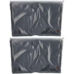 Elsa Bezug für Nackenkissen 50 x 9 cm Velours Anthrazit