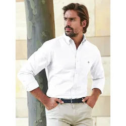 La chemise en 100% coton GANT blanc