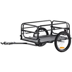 VEVOR Fahrradanhänger, 72 kg Tragkraft, robuster Fahrradwagen, kompakte Aufbewahrung und Schnellverschluss mit Universalkupplung, 40,6 cm Räder, passend für 55,9–71,1 cm große Fahrradräder