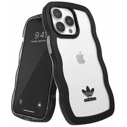 OR Wavy Case for iPhone 13 Pro / iPhone 13 - Black and Clear