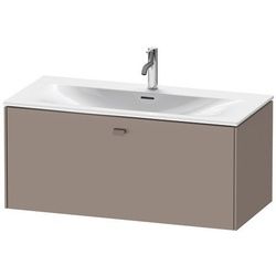 Duravit Brioso Waschtischunterbau wandhängend 102,0 x 47,9 cm, 1 Auszug, für Waschtisch Viu 234410, Farbe (Front/Korpus): Basalt Matt Dekor, Griff Basalt Matt - BR421304343