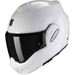 Scorpion Exo-Tech Evo Solid Klapphelm, weiss, Größe XL für Männer