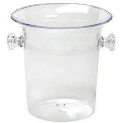 Classic Sekt- und Champagnerkübel, 3 Liter, Champagnerbowl mit eleganter Formgebung, Farbe: klar transparent