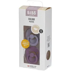 Bibs® Bibs Couleur Fossil Sauger - Mauve 0-6 Monate Größe 1