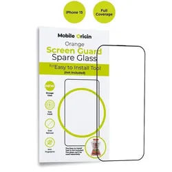 Orange Screen Guard Spare Glass iPhone 15
