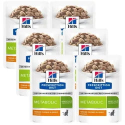 HILL'S PD Prescription Diet Feline Metabolic 6x85g-Beutel