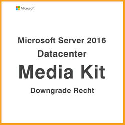 Microsoft Server 2016 Datacenter Media Kit | Downgrade Recht