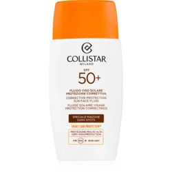 Collistar CORRECTIVE PROTECTION SUN FACE FLUID SPF50+ Bräunungsfluid für das Gesicht SPF 50+ 50 ml
