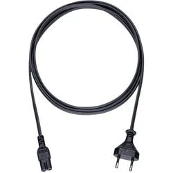 OEHLBACH Strom Anschlusskabel [1x Euro-Stecker - 1x Kleingeräte-Buchse C7] 5.00 Stromkabel, (500.00 cm) schwarz