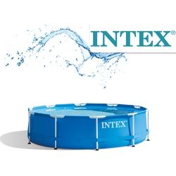 Intex Frame Pool Set Prism Rondo Ø 305 x 76 cm - blau