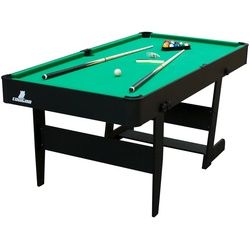 Ambia Garden Billardtisch , Grün, Schwarz , Holz , 83x91x183 cm , Freizeit & Co, Spieltische, Billardtische