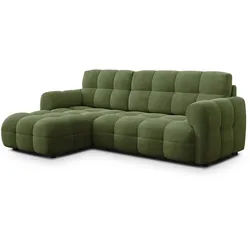 ECKSOFA MELLOW 3-Sitzer, olive