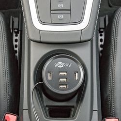 USB-Ladegerät Cup Holder Power Auto-Becherhalter-Ladegerät mit 5 smarten USB-Ports