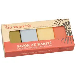 Savon du Midi - 4 Gästeseifen Vari√©t√©s 80 g