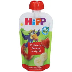 HiPP Bio Fruchtpüree Erdbeere Banane Apfel