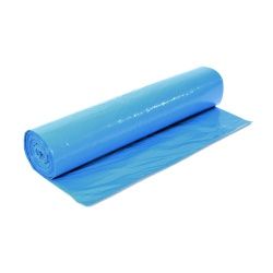 Sobsy Müllbeutel, Typ 60, 120 Liter, blau, Reißfeste Müllsäcke ohne Zugband, 1 Rolle = 25 Stück
