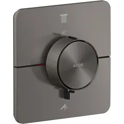 hansgrohe AXOR ShowerSelect ID Thermostat, Unterputz, softsquare, 2 Verbraucher, 36754340, Farbe: Brushed Black Chrome