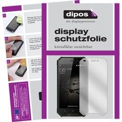 Dipos Displayschutzfolie Crystalclear (2 Stück, BV4000 Pro), Smartphone Schutzfolie