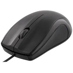 Wired Optical Mouse 3 buttons with scroll - Maus (Schwarz)