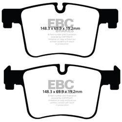 EBC Brakes Bremsbeläge Vorne Rechts Links für BMW 4 1 3 2