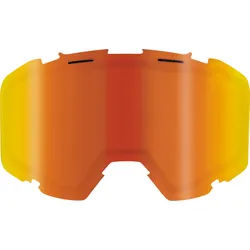 FXR Maverick Dual Jugend verspiegelte Ersatzscheibe, rot-gelb-orange