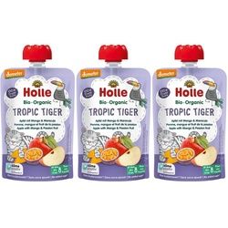 Holle Tropic Tiger - Trinkflasche Apfel, Mango und Passionsfrucht