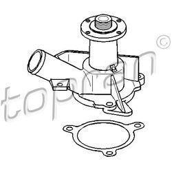 TOPRAN Wasserpumpe mit Dichtung für BMW 3 5