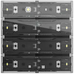 Gira 534400 Tastsensor 4.70 Komfort 4-fach mit Inbetriebnahme-Wippe für Gira One und KNX